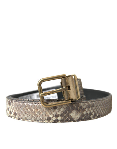 Dolce & Gabbana Elegant Italian Leather Belt - Al Jamil 