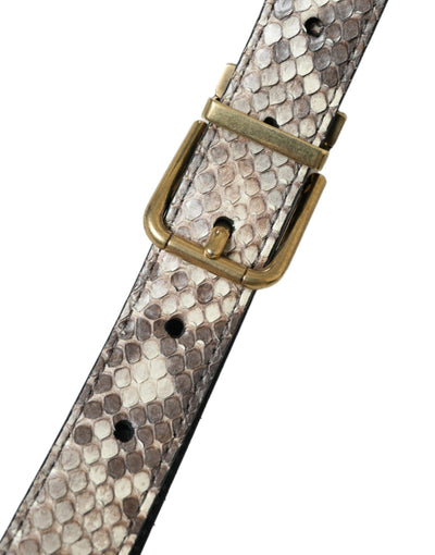 Dolce & Gabbana Elegant Italian Leather Belt - Al Jamil 